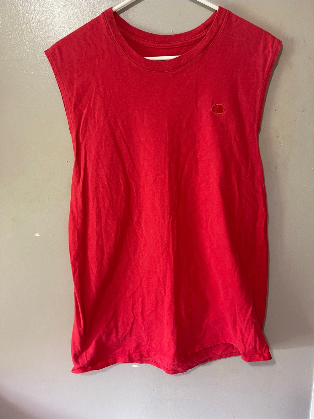 Champion Red Sleeveless Kids' Athletic Tank Top